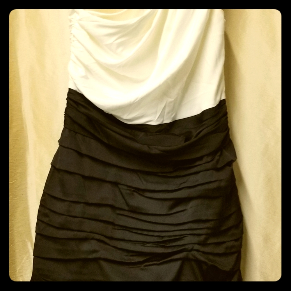 Black &  white dress
